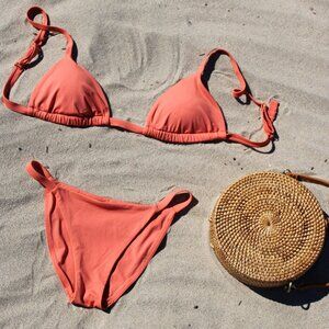 VAI Swim Thea Top + Sienna Bottom in Smooth Bloom - XS